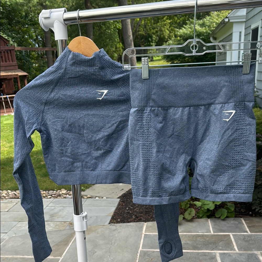 Gymshark Blue Workout Set